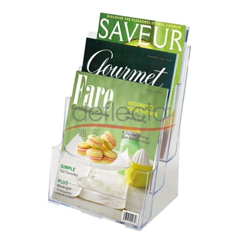 迪多-亞克力多層雜志展示架