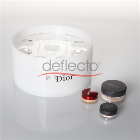 迪多-圓形亞克力化妝品展示盒