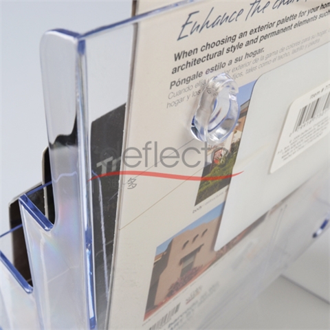 迪多-亞克力多層雜志展示架