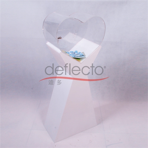 迪多-心形亞克力捐款箱