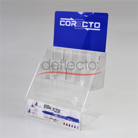 迪多-有機(jī)玻璃桌面筆架