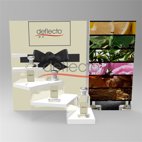 迪多--有機玻璃臺階香水展示架