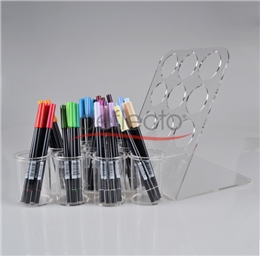 迪多-有機(jī)玻璃可拆裝筆架