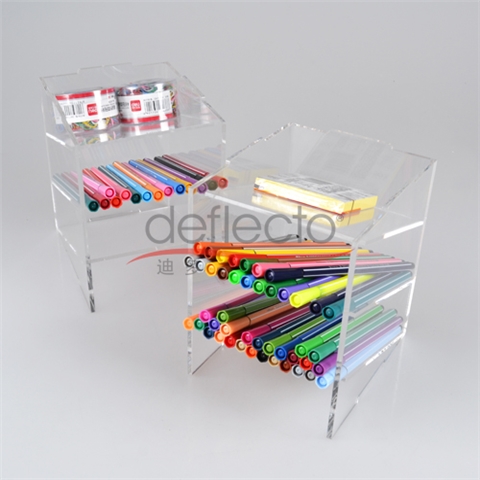 迪多-有機玻璃文具收納架