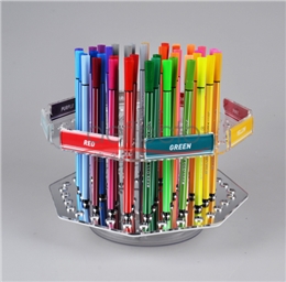 迪多-旋轉(zhuǎn)可拆式有機(jī)玻璃筆架