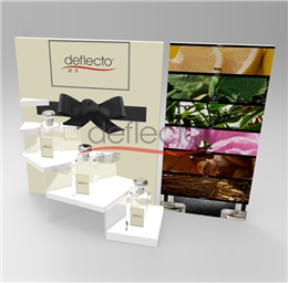 迪多--有機(jī)玻璃臺(tái)階香水展示架