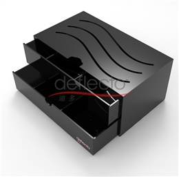 迪多-黑色化妝品收納盒