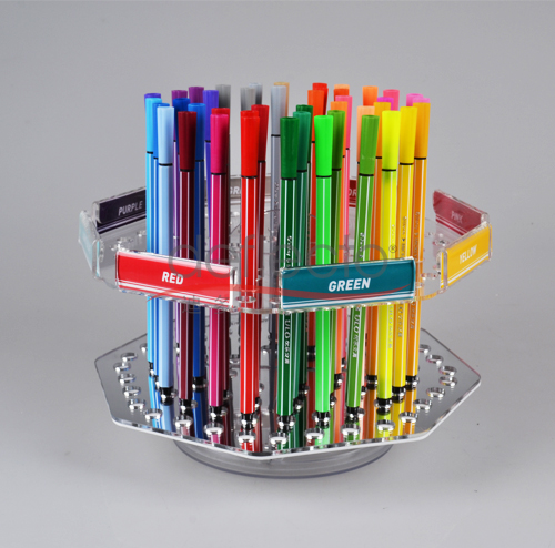 迪多-旋轉(zhuǎn)可拆式有機(jī)玻璃筆架