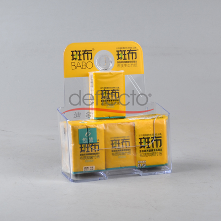 迪多-LOGO絲印手帕紙紙巾宣傳廣告架